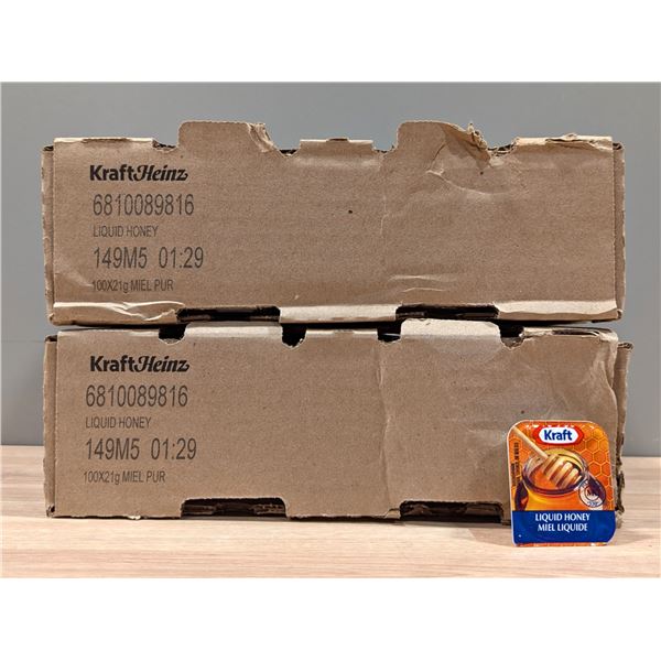 Kraft Liquid Honey 21g - Lot of 200 ( 2 Cases ) | L4-3