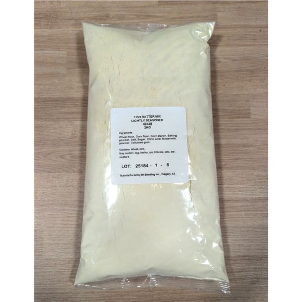 Fish Batter Mix Lightly Seasoned 2Kg - Lot of 6 | Cooler2