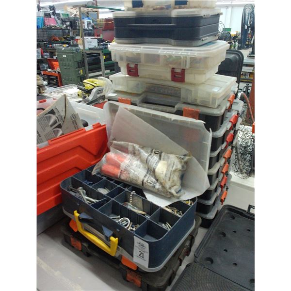 Portable Hardware Bins w/Asst. Hardware - 15