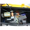 Image 2 : Plastic Toolbox w/CM Mini Bench Grinder, Asst. Tool/Hardware