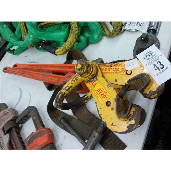 WLL Puller, Ridgid Clamp