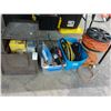 Image 1 : Ext. Cord Reels, Jumper Cables, Pull Hook, Bin w/Hardware