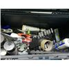 Image 2 : Husky Toolbox w/Sockets, Spray Paint, Asst. Supplies