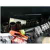 Image 3 : Husky Toolbox w/Sockets, Spray Paint, Asst. Supplies