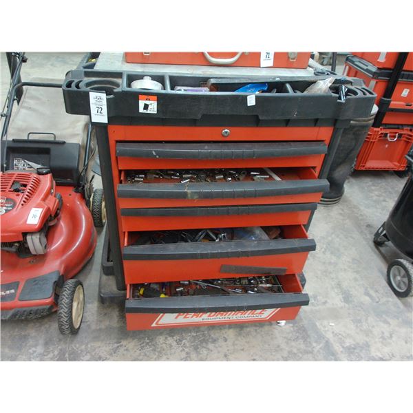 Performance 6 Drawer Shop Cart w/Asst. Tools