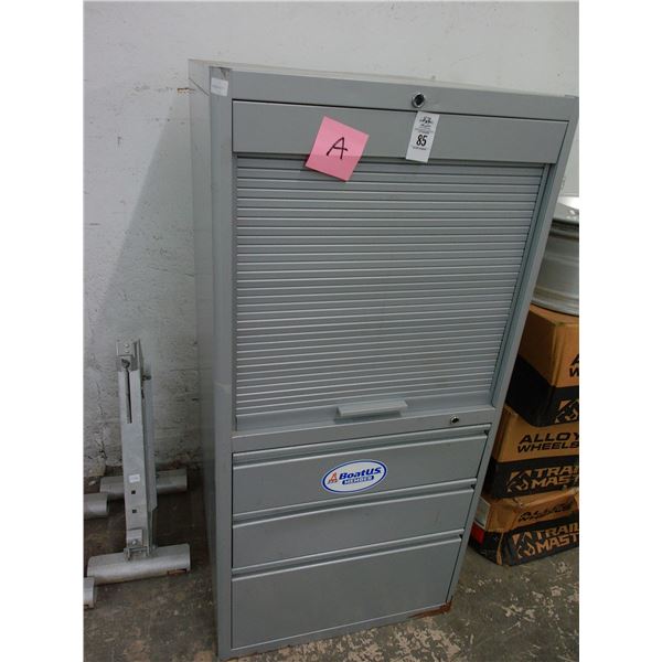 Metal Storage Cabinet w/Rollup Door