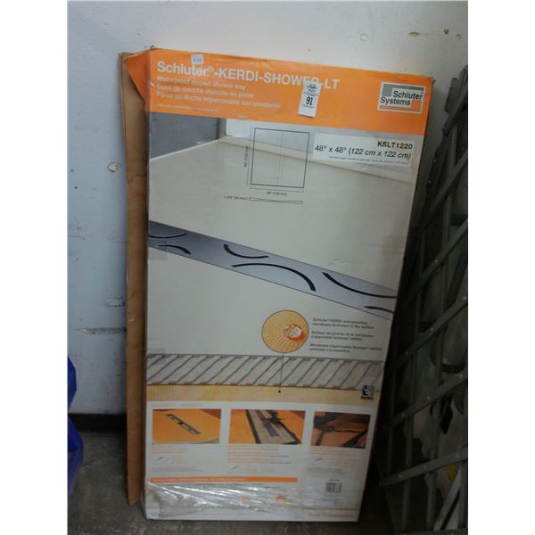 Schluter Shower Tray in Box - 48  X  48