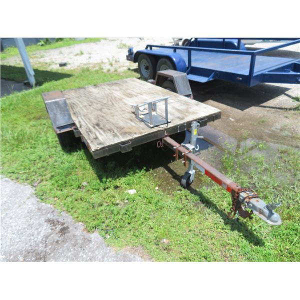 4'  X  8'  Tip Deck Motorcycle Trailer - *Homemade Reg. Required*