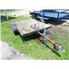Image 1 : 4'  X  8'  Tip Deck Motorcycle Trailer - *Homemade Reg. Required*
