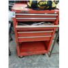 Image 1 : Homac  7 Compartment Rolling Toolbox w/Some Tools