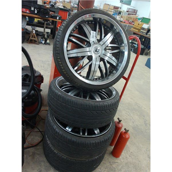 Custom Rims/Tires - Set of 4