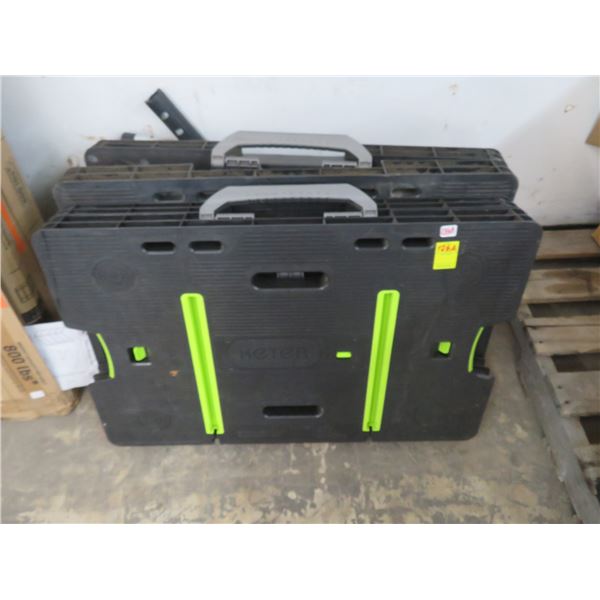 Folding Portable Shop Tables - Pair