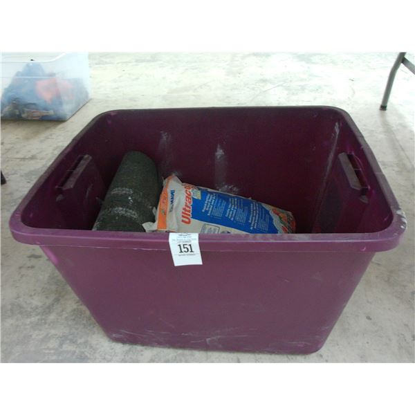 Tote w/Roof Paper, Grout