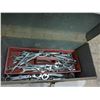 Image 2 : Metal Toolboxes 2 w/Asst. Sockets/Wrenches