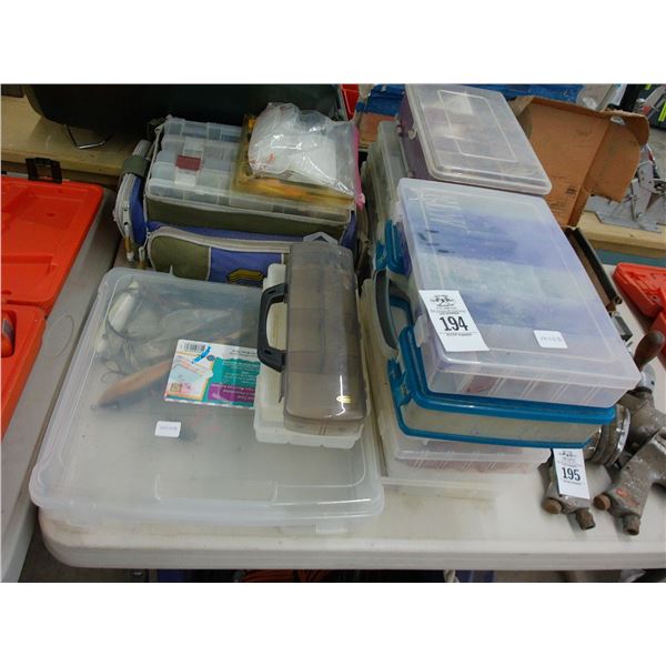 Bins w/Asst. Fishing Lures