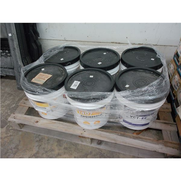5 Gal. Buckets 6 w/Wood Flooring Tile Adhesive
