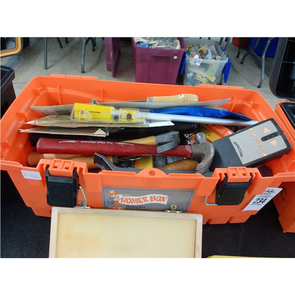 Plastic Toolbox w/Asst. Hand Tools
