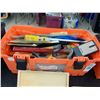 Image 1 : Plastic Toolbox w/Asst. Hand Tools