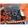 Image 2 : Plastic Toolbox w/Thermal Cleaneres, Pipe Cutter, Asst. Tools