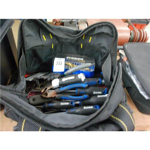 Hex Keys, Drill Bits, Hand Tools w/Tool Bag