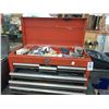 Image 1 : Craftsman 7 Compartment Toolbox w/Some Tools and Supplies