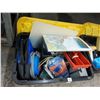 Image 2 : Lidded Tote w/Rope, Life Jackets, Asst. Supplies, Cutboard