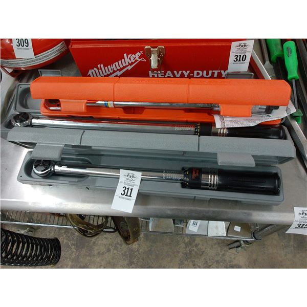Tork Wrenches w/Cases - 3