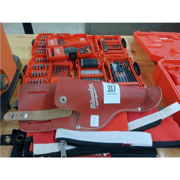 Tool Holster, Zip Bags, Drill Bit Kits