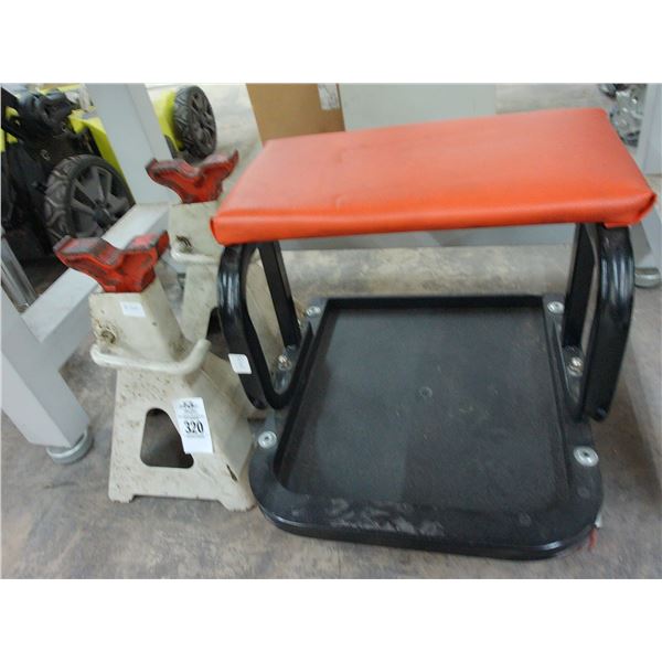 Mechanics Stool w/Jack Stands