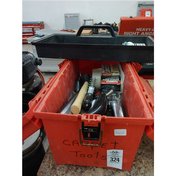 Toolbox w/Carpet Tools