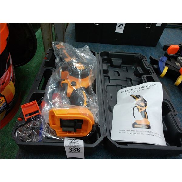 Angseen Cordless Chainsaw w/Battery/Charger