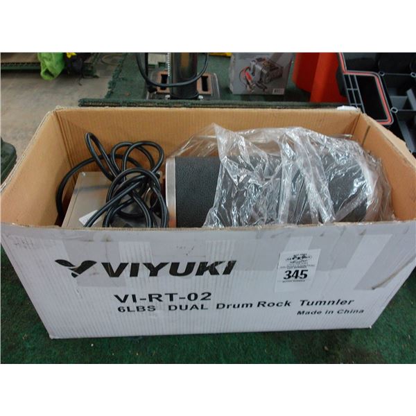 Viyuki Dual Drum Rock Tumbler