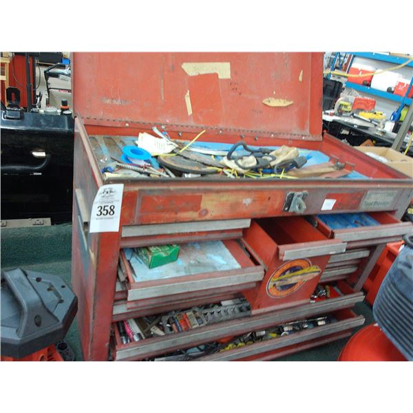 11 Compartment Toolbox w/Tools and Hardware