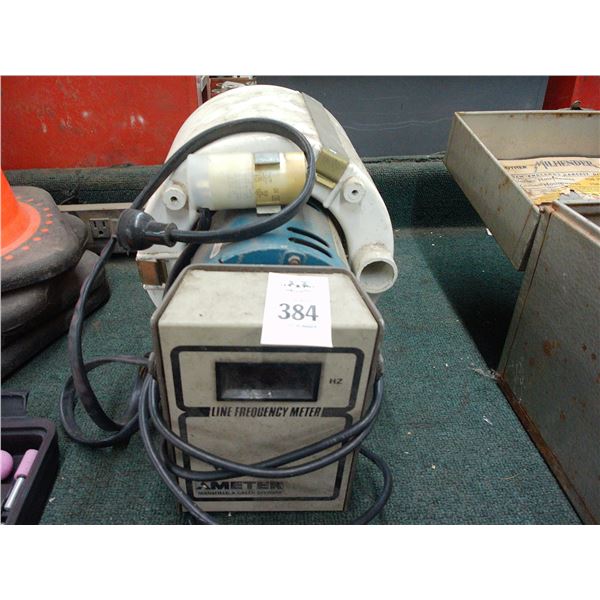 Line Frequency Meter, Pump