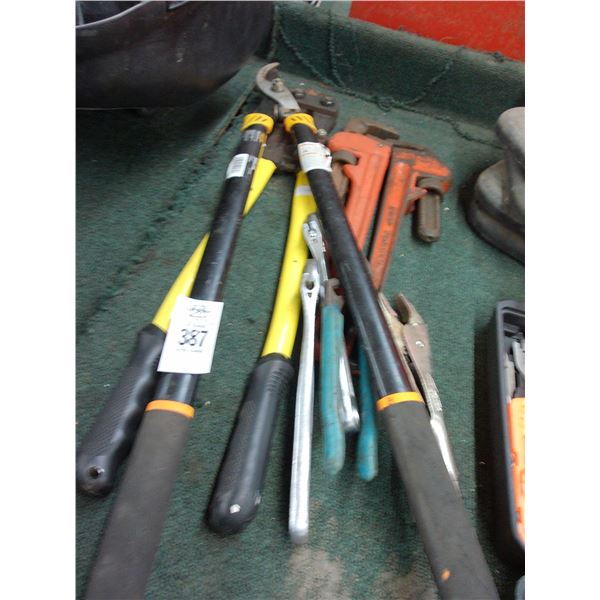 Pipe Wrenches, Bolt Cutters, Loppers, Wrenches