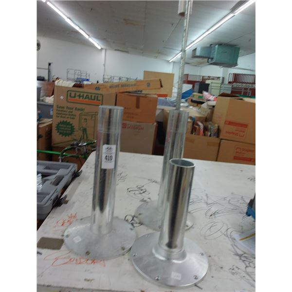 Fishing Pole Stakes - Alum. Pedestals - 3