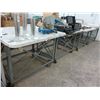 Image 1 : 4-Rolling Work Tables - 4 X $