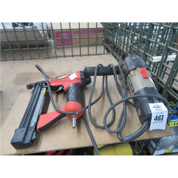 PC Electric Grinder, Husky Air Brad Nailer