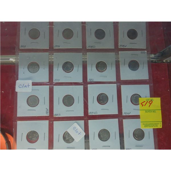 Collector Dimes - 16