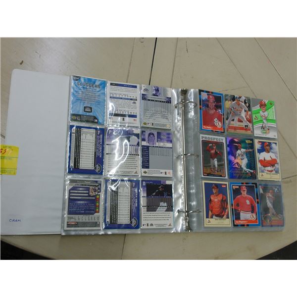 Album w/Sports Trading Cards