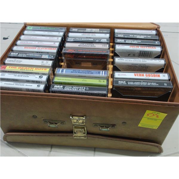 Travel Case w/Musical Cassette Tapes