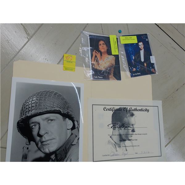 Phantom of The Opera Autographed Photos, Ron Harper Photo w/COA