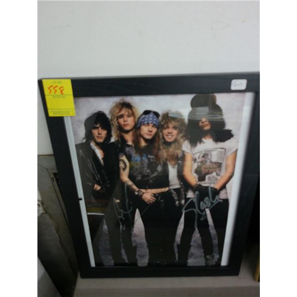 Autographed Photo w/2 Signatures  Guns & Roses