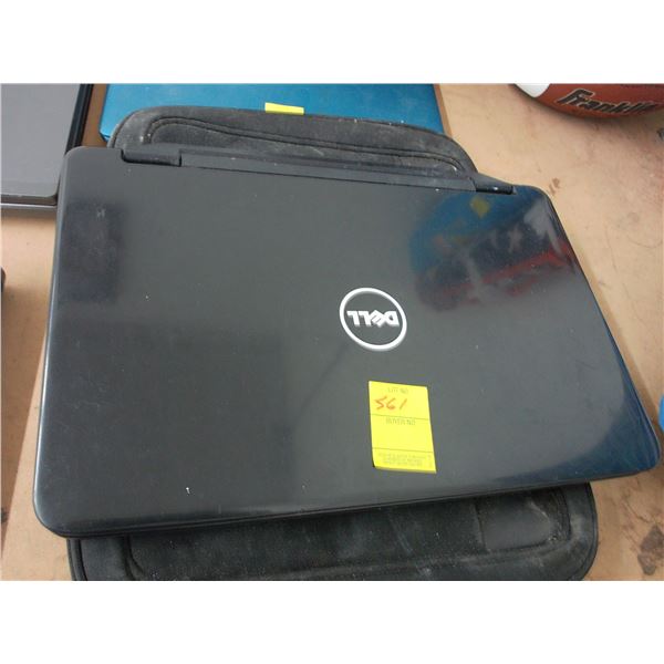 Dell Black Laptop Computer w/Bag No Adapter/Hard Drive