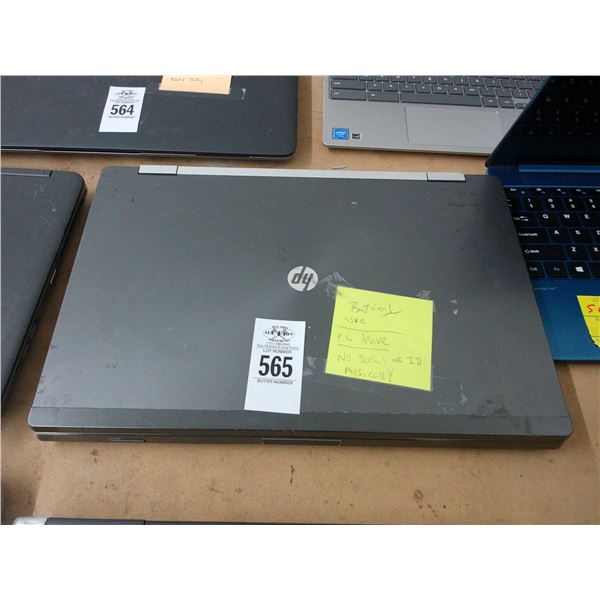 HP Laptop Computer - No Adapter/Hard Driver States Battery Issue