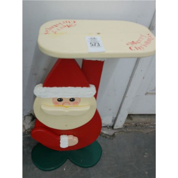 Santa Claus Merry Christmas Tray Holder