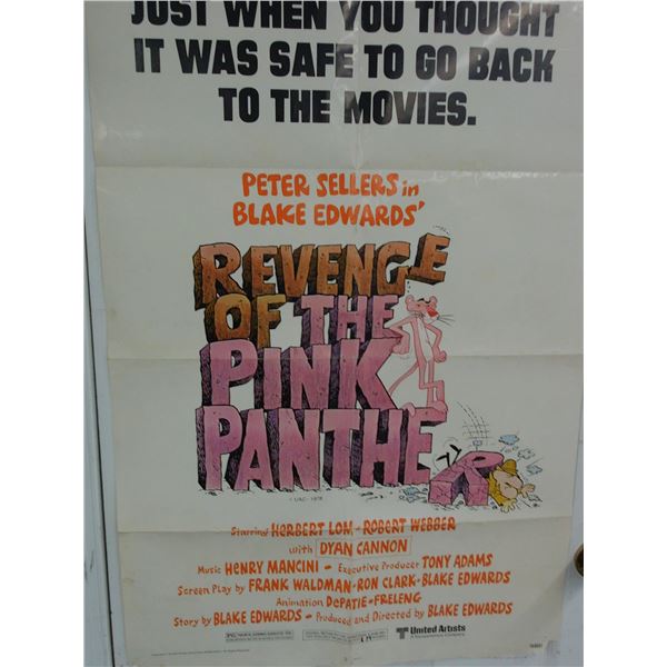 Peter Sellers Revenge of The Pink Panther Movie Poster