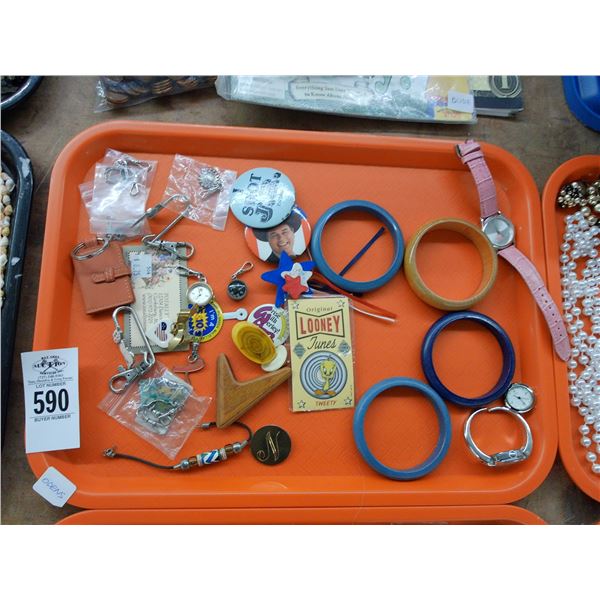 Souvenir, Looney Tunes Pins, Bangels, Watches