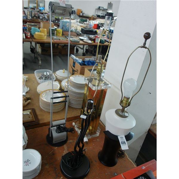 Contemporary Lamps - No Shades - 4