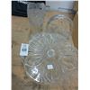 Image 1 : Crystal Basket, Vase, Cake Tray